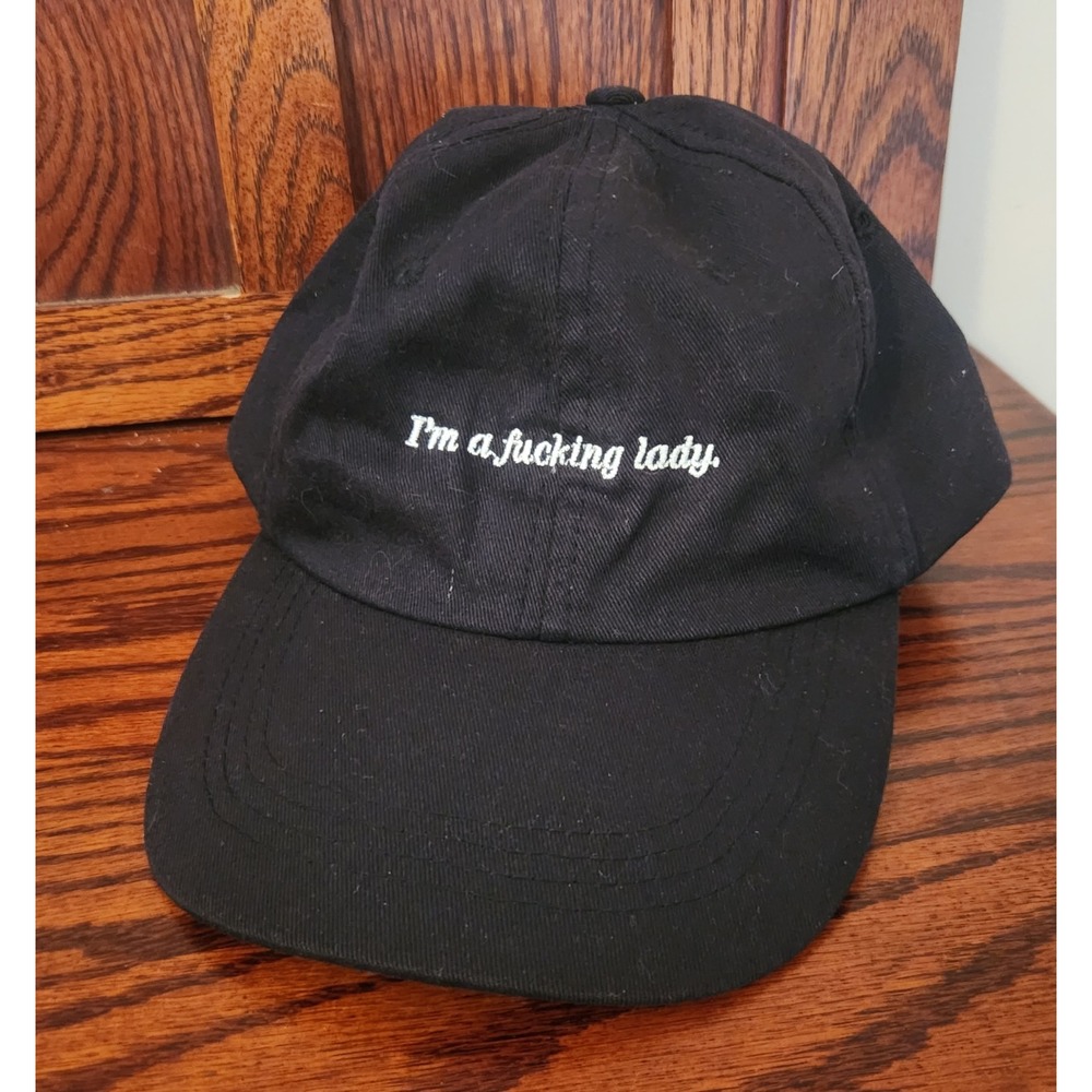 Linda Finegold Hat I'm A Lady Baseball Hatโ Black Embroidered A Live Forever